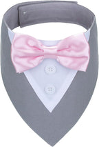 ADOGGYGO Formal Dog Tuxedo Wedding Pet Bandana Collar by ADOGGYGO