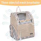 Cat Backpack Carrier for Small Dogs and Medium cat Puppy Kitten Bunny Pet - Image 2