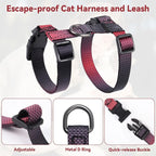 Cat Harness and Leash Set, 3-in-1 Escape Proof Adjustable, Comfortable Soft - Image 3
