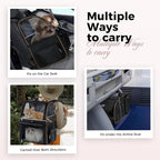 Lekebobor Double Cat Backpack Carrier - Image 5