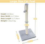 Dimaka 34" Tall Cat Scratching Post - Image 2