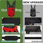Pet Carrier Backpack, Hands-Free Adjustable Dog Front Carrier Legs Out & - Image 6