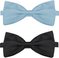 KOOLMOX Light Blue Dog Bow Tie, 2 Pack by Koolmox