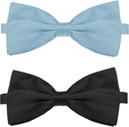 KOOLMOX Light Blue Dog Bow Tie, 2 Pack by Koolmox