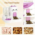 2-in-1 Gravity Pet Feeder & Water Dispenser - Image 4