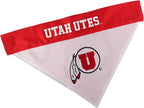 Pets First Collegiate Pet Accessories, Reversible Bandana, Utah Utes, by PETSFIRST