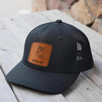 Custom Dog Photo Engraved Trucker Hat Leather Patch, Personalized Hat - Image 5