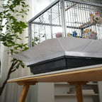 Metal Bird Cage 24 Inch High, Parrot Cage - Image 6