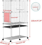 Standing Large Bird Cage, Parakeet Cage - Image 6