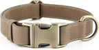 Plutus Pet Genuine Leather Dog Collar – Adjustable Pet Collar by PLUTUSPET