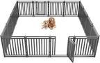 Dog Fence Outdoor for Yard Indoor Dog Playpen 32" Height 16 Panels Portable Dog by Petorldog