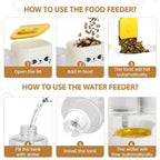 2-in-1 Gravity Pet Feeder & Water Dispenser - Image 6