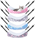Geelin 4 Pcs Cat Hammock for Cage Hanging Soft Pet Hammock Bed by Geelin