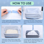 160 Count Cat Litter Box Liners Compatible - Image 6