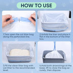 160 Count Cat Litter Box Liners Compatible - Image 6