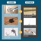 Kalimdor Interactive Cat Feather Toys, Retractable Teaser Toy ，Hanging - Image 5