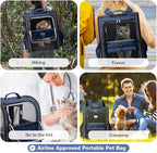 Lekebobor Extra Large Cat Backpack Carrier Expandable Pet Carrier Backpack - Image 4