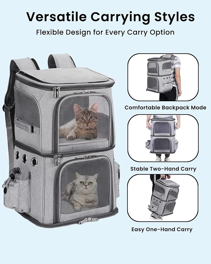 Double-Compartment Pet Carrier Backpack - Image 5