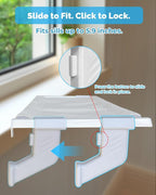 Heavy-Duty Cat Window Perch 2-Pack – All-Metal Frame Supports up to 120 lbs - Image 5