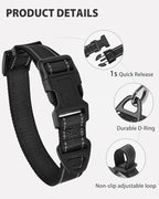 Joytale Small Dog Collar, Reflective and Adjustable Nylon Collar - Image 4