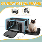 Petskd Pet Carrier 17x12x8.5 JetBlue Allegiant Airline Approved, Pet Travel - Image 6