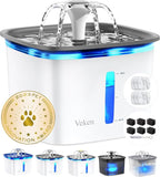 Veken Innovation Award Winner 95oz/2.8L Pet Fountain, Automatic Cat Water by Veken