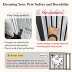 Lumizone Extra Tall Pet Gate 55.12" High Pressure Mounted 50.79"-55.11" Extra - Image 3