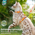 Dooradar Cat Harness and Leash, Escape Proof Adjustable Kitten Vest, - Image 3