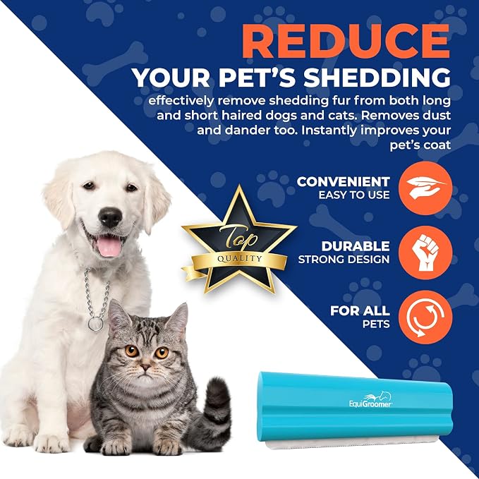 EasyGroomer Deshedding Brush for Dogs & Cats – Undercoat Grooming Tool for - Image 5