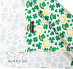 ARING PET St Patrick's Day Dog Bandana, Cute Green Shamrocks Pet Bandanas Scarf - Image 4