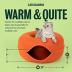 Cattasaurus Peekaboo Cat Cave Donut - Image 6