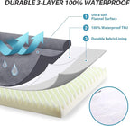 KSIIA Orthopedic Dog Bed Waterproof Flannel Bolster Couch - Image 4