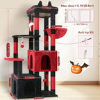 Globlazer Gothic Cat Tower for Indoor Cats, Heavy Duty Goth Cat Trees for Large - Image 6
