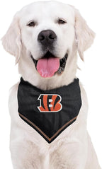 Pets First NFL Cincinnati Bengals TIE Bandana, Small/Medium. Dog Bandana Scarf - Image 4