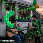 St. Patrick's Day Solar Shamrock Wind Chimes, Birthday Irish Gifts - Image 8