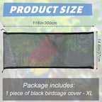 Bird Cage Netting Seed Catcher Adjustable Bird Cage Skirt Seed Catcher Large - Image 9