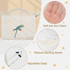Bird Cage Cover, 60-118'' Large, 31.5'' H Adjustable Nylon Mesh Net, Soft Airy - Image 3
