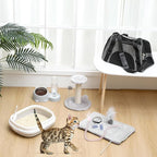 Eccliy Kitten Starter Kit, Pet Toy, Folding Carrier, Climbing Frame, Automatic - Image 2