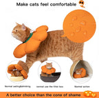 Cat Cone Collar, Cute Waterproof Recovery Collar, Anti-Bite Lick Wound Healing - Image 2
