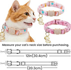 Elegant little tail 2 Pack Cat Collar- Easter Cat Collars Breakaway - Image 2