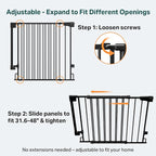 Cumbor Expandable 31.6-48" Baby Gate - Image 3