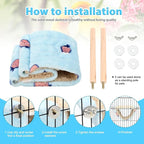 BWOGUE Winter Warm Bird Nest Bed Hanging Hammock Snuggle Hut Parrot House Tent - Image 3