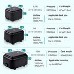 hygger Quiet <30dB Aquarium Air Pump, Adjustable Low Decibel Oxygen Fish Tank - Image 6