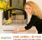 30PCS Bird Cage Liners - Image 2