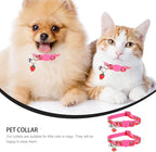Mipcase Strawberry Printing Cat Collar - Image 2