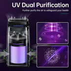 POMORON 4-in-1 Air Purifiers for Home, Air Ionizer Negative Ion Generator - Image 5