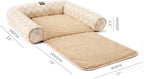 Nicole Miller New York PET Kendall Fluted Geo Cozy Couch Protector Pet Bed - Image 10