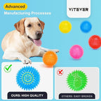 VITEVER 3.5” Squeaky Dog Toy Balls Puppy Chew Toys - Image 3