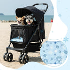 Nuanchu Dog Stroller Cooling Mat Waterproof Outdoor Pet Cooling Mat Washable - Image 6