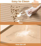 Dog Food Mat 36"x24", Waterproof Pet Feeding Mat - Image 5